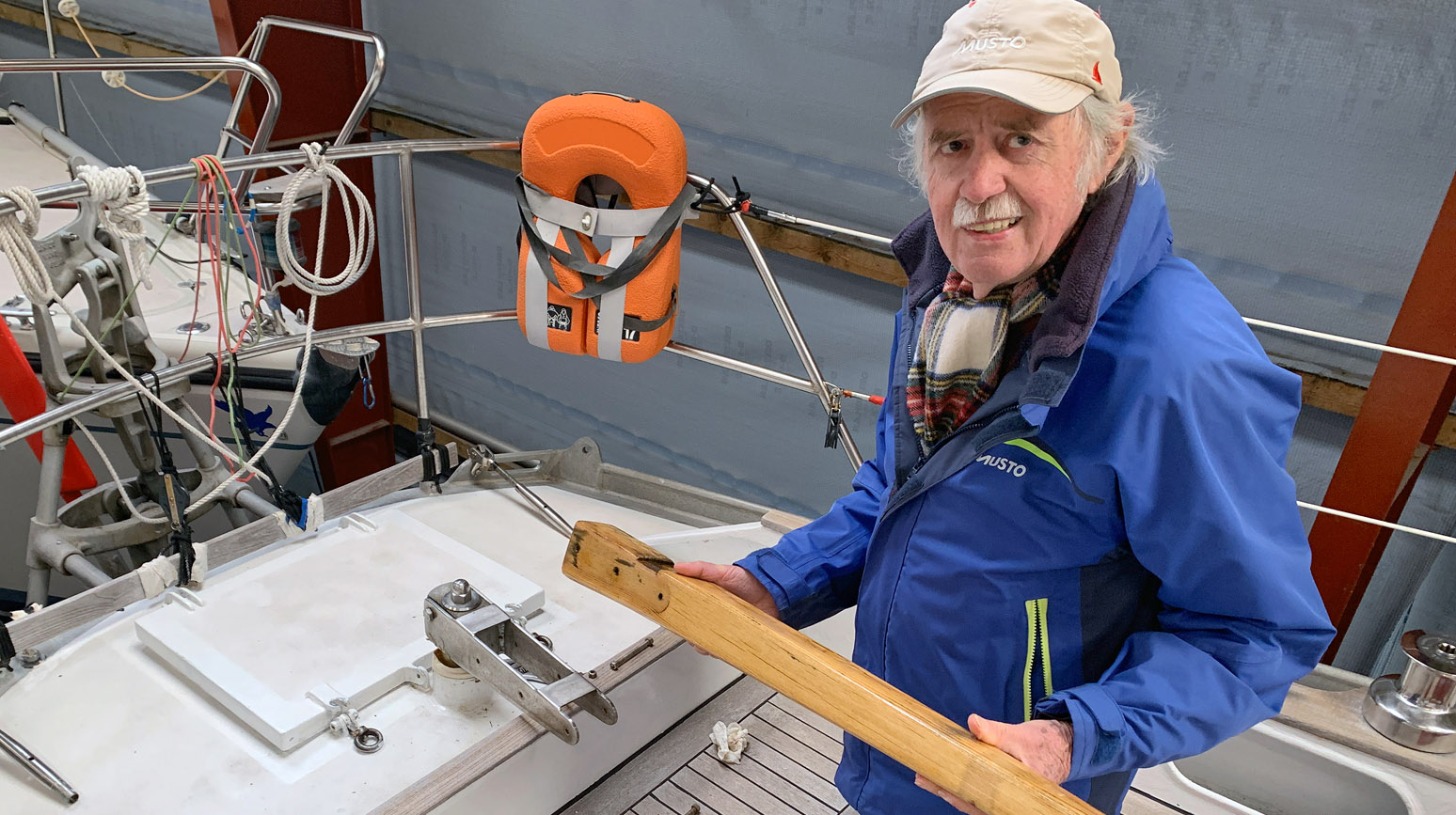 Weltumsegler Wilfried Erdmann Kathena aktuell Die Zeit vergeht, es